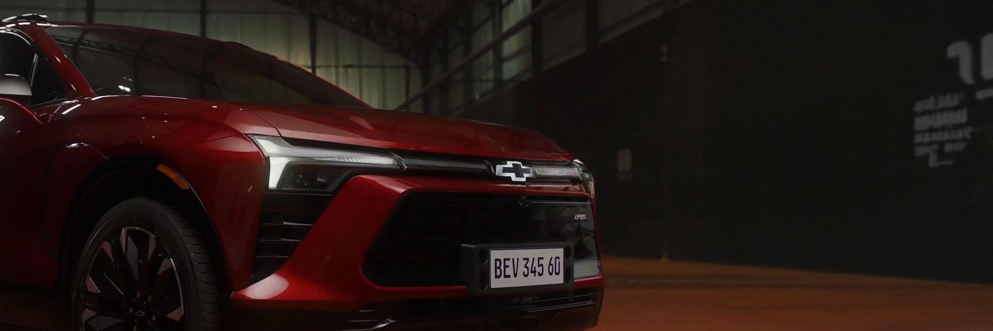 A SUV Blazer EV RS possui um incrível design esportivo